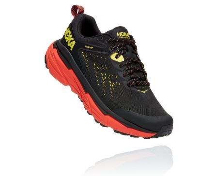 Hoka One One Challenger ATR 6 GORE-TEX - Tenis Corrida Trilha Homem Pretas / Verdes | PT-QKKsu1k